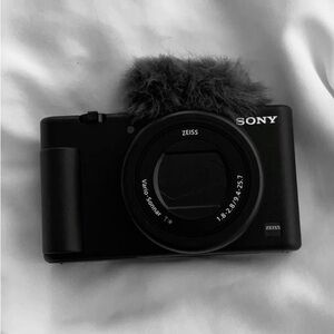 Sony Zeiss Lens Black Digital Camera